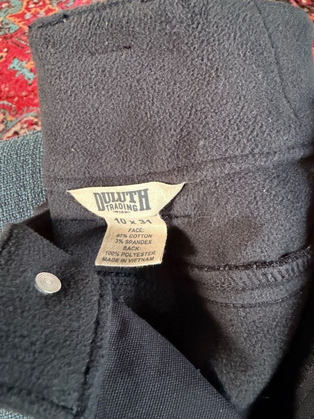 Duluth Trading Company Women's Lined Fire Hose pants - Picture 5 of 8